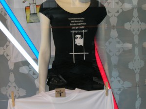T-shirt that was part of an exhibit by students from the Eindhoven Design Institute
