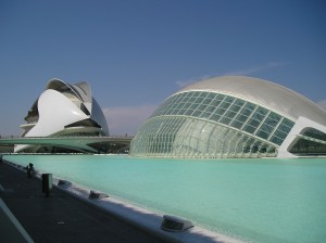 The arts center and the IMAX theater