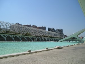 The gardens across the water