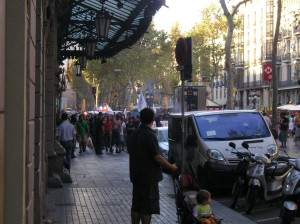 Marching in the street