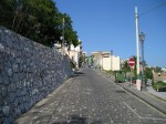 Charming cobblestone street