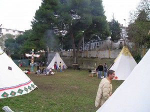 Playing cowboys and indians