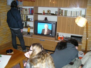 Living room in the DDR