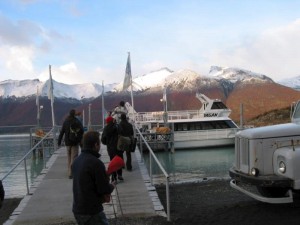 Boarding the boat